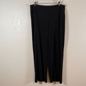 Athleta Black Cosmic Pant Wide Leg Commuter Tech Size 16